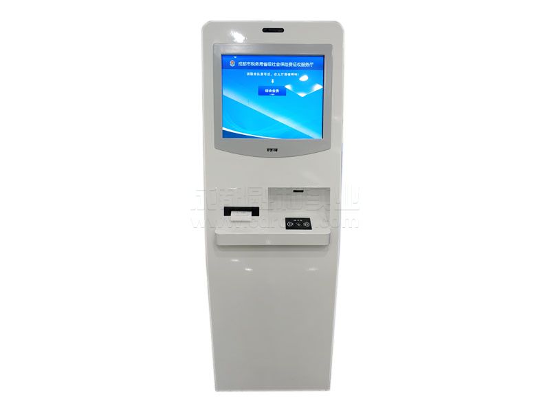 19寸白色排號機效果圖